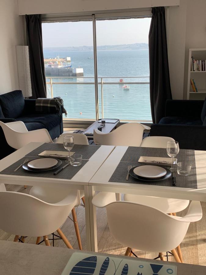 Appartement Design VIII - Port Rosmeur - Sublime Vue Mer Douarnenez Exteriör bild