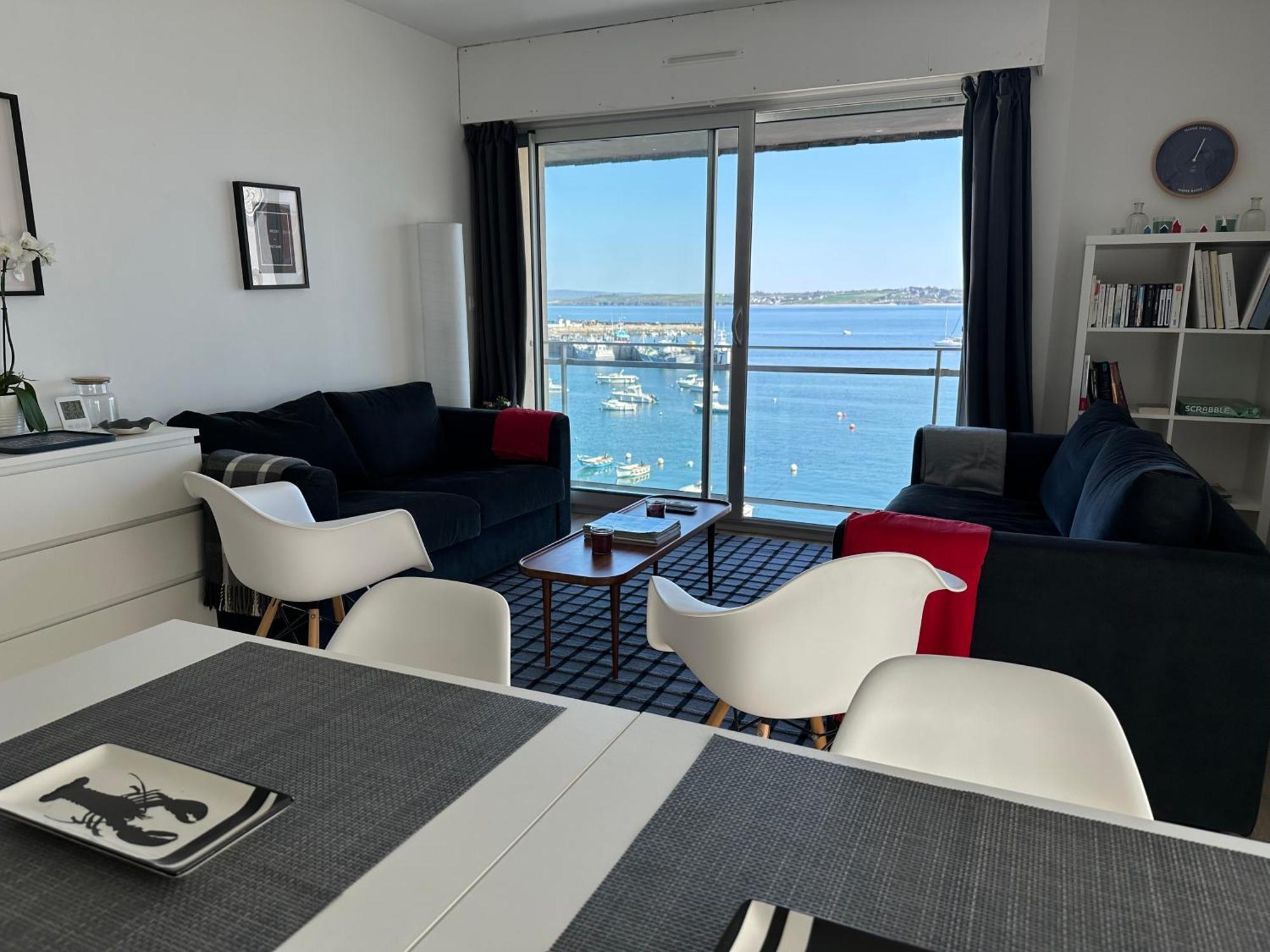Appartement Design VIII - Port Rosmeur - Sublime Vue Mer Douarnenez Exteriör bild