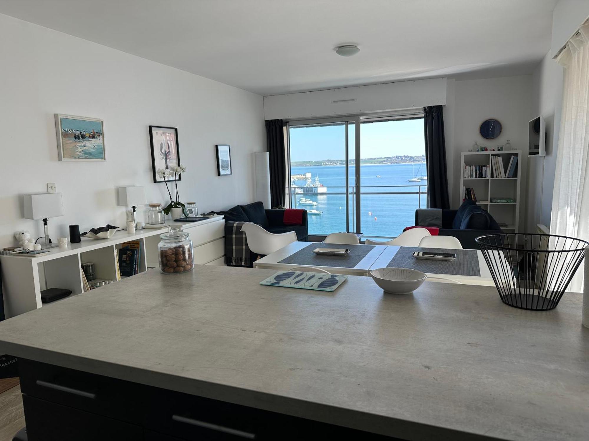 Appartement Design VIII - Port Rosmeur - Sublime Vue Mer Douarnenez Exteriör bild